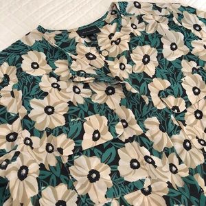 Who What Wear Floral Blouse